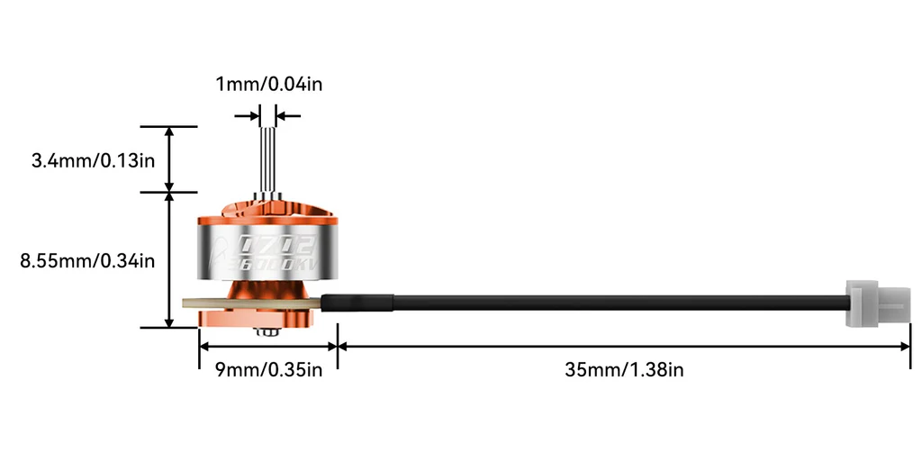BetaFPV Motor 0702 30000KV II (Set x 4) - Image 3